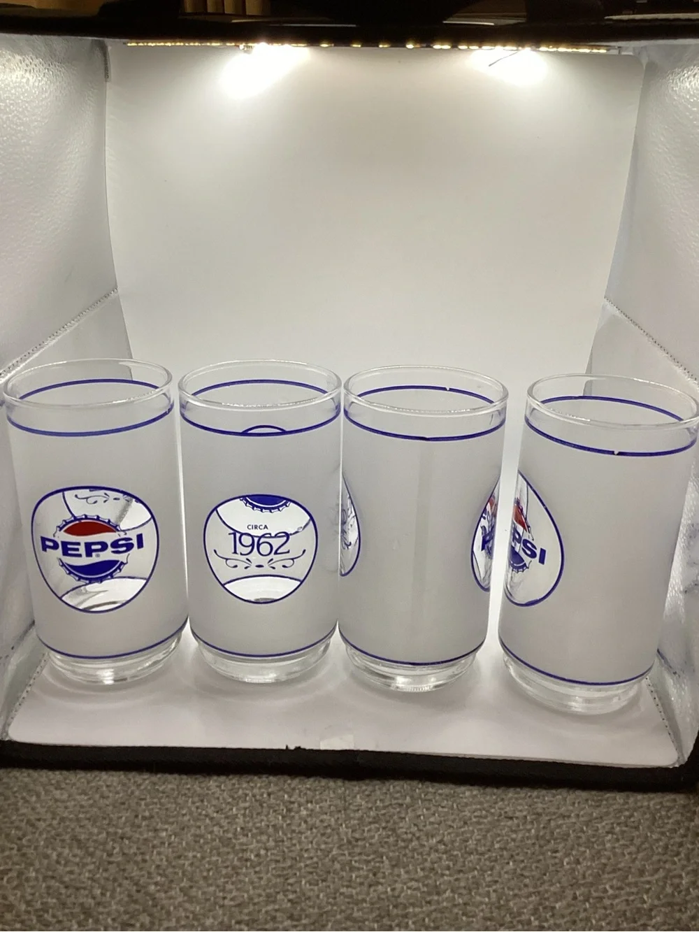 vintage Anchor Hocking Pepsi-Cola 